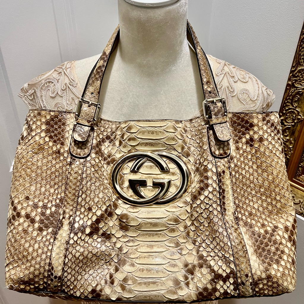 Gucci Python Britt Bag